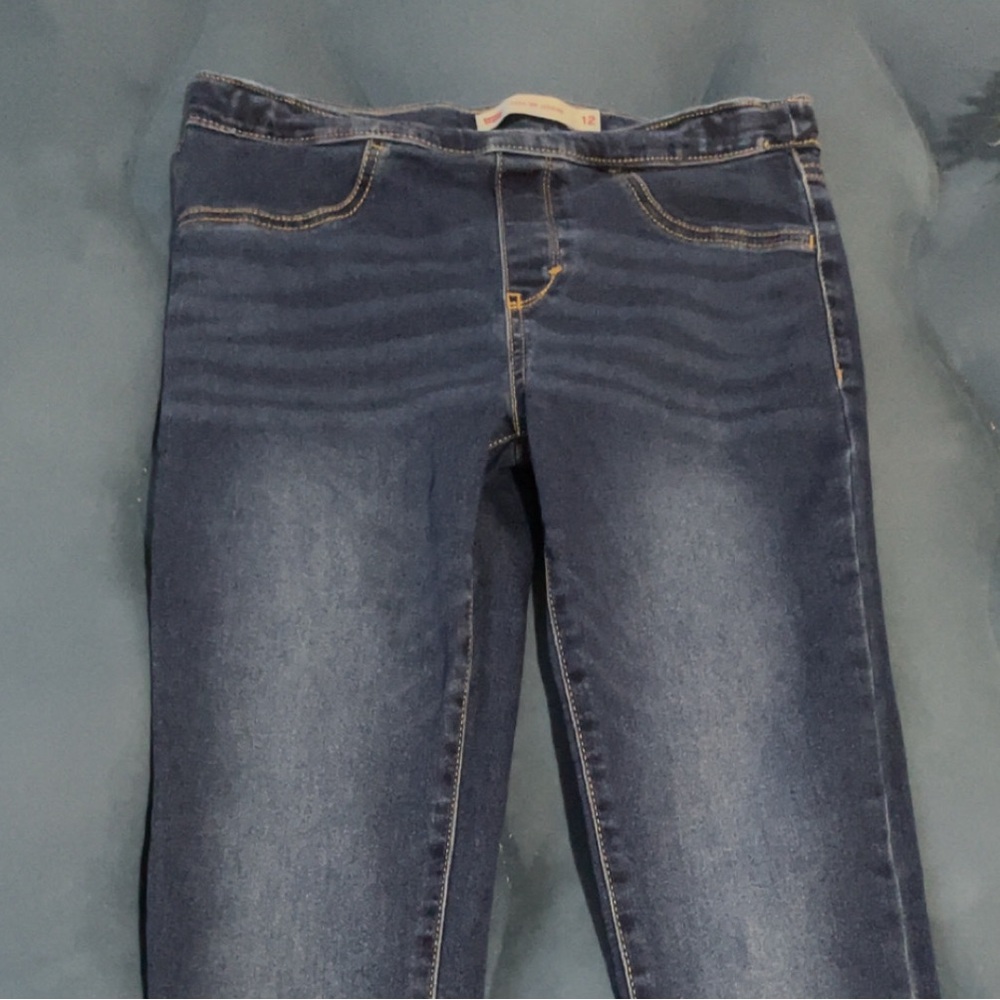 Classic Blue kids Levi jeggings